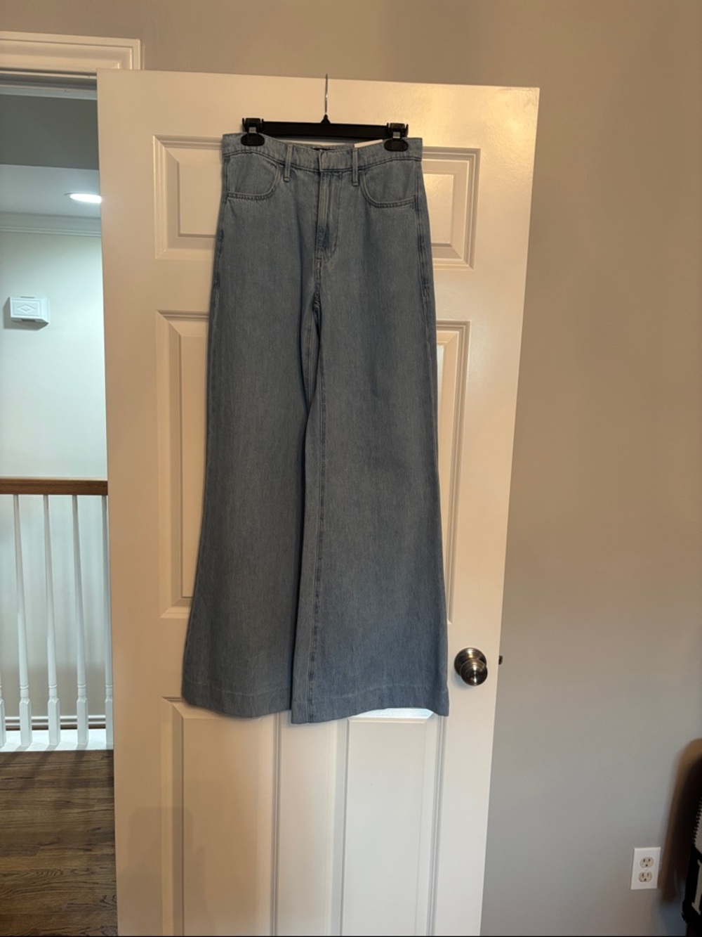 Light Blue Wide Leg Women's Jeans